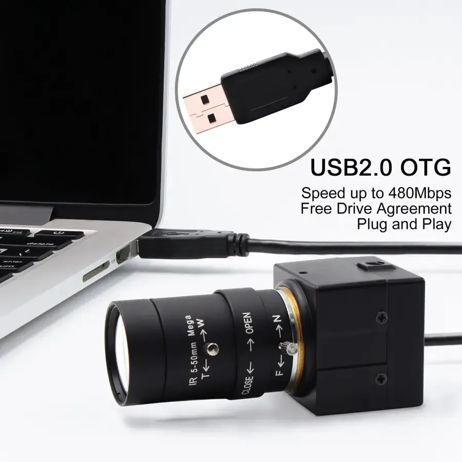 1080P Varifocal USB Camera Industrial USB Webcam Camera