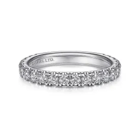 18K White Gold Diamond Matching Wedding Band