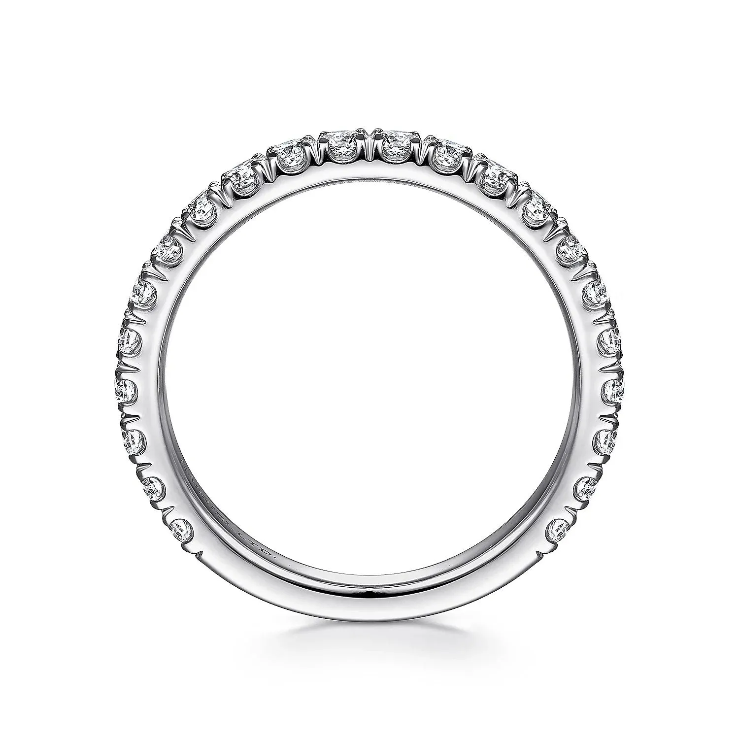 18K White Gold Diamond Matching Wedding Band