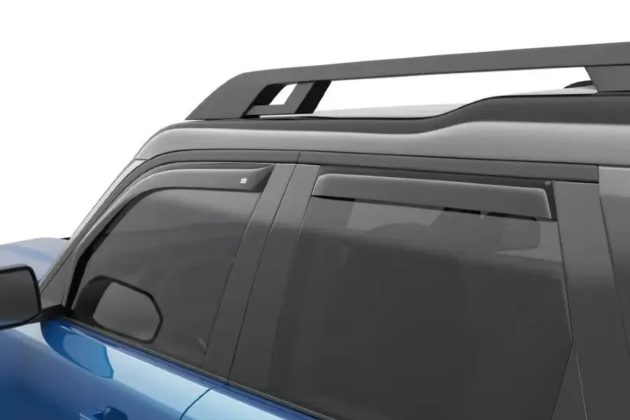 2021  Ford Bronco EGR USA In-Channel Window Visors, Front and Rear Set, Dark Smoke | 573561