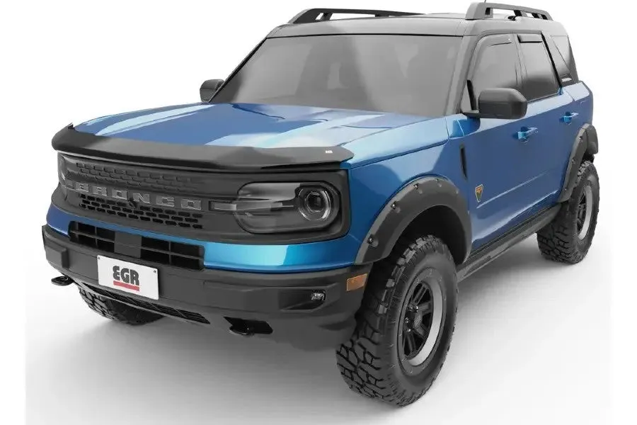 2021  Ford Bronco EGR USA In-Channel Window Visors, Front and Rear Set, Dark Smoke | 573561