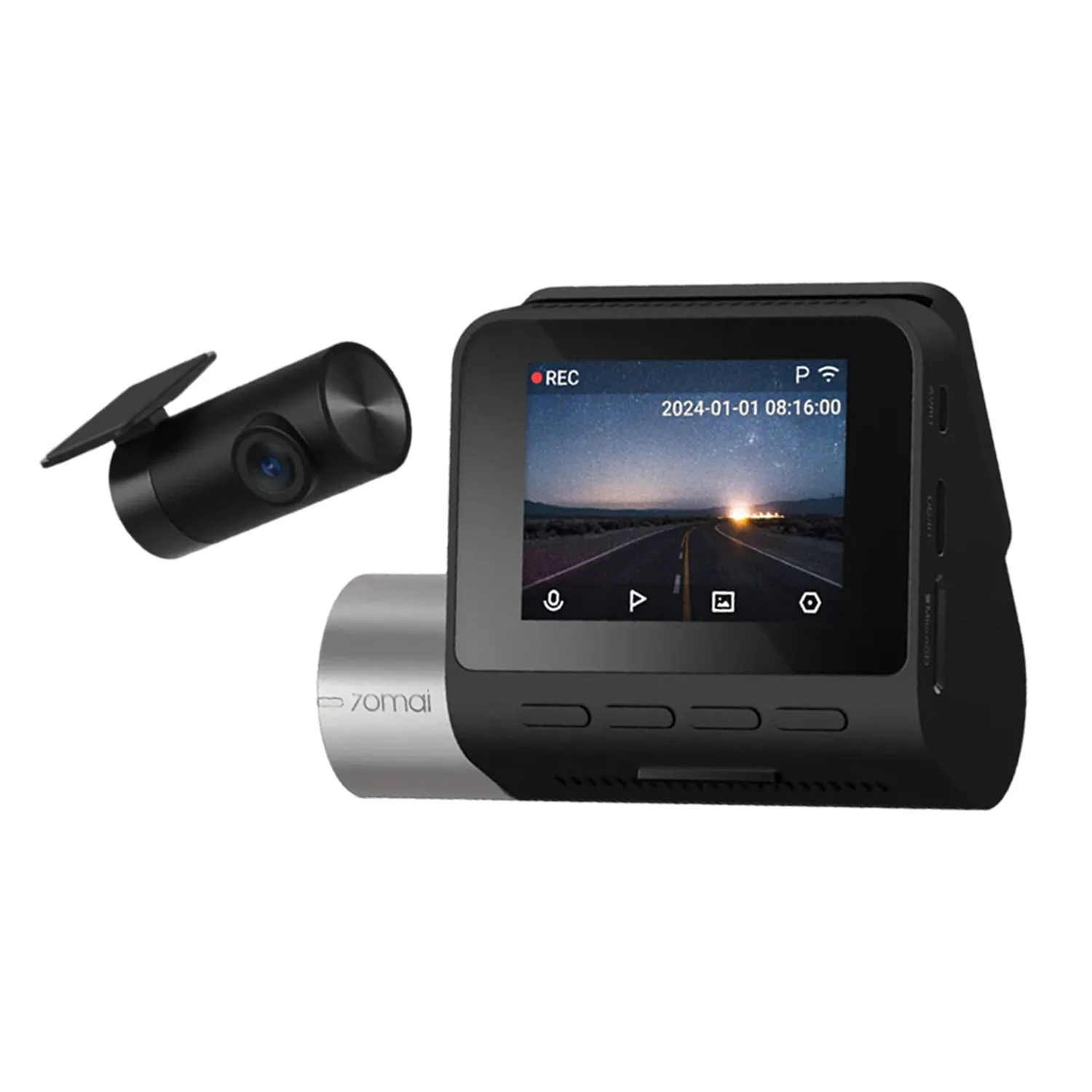 70mai A510 Dash Cam Dual Vision Car Recorder (Front   Rear) with GPS ADAS