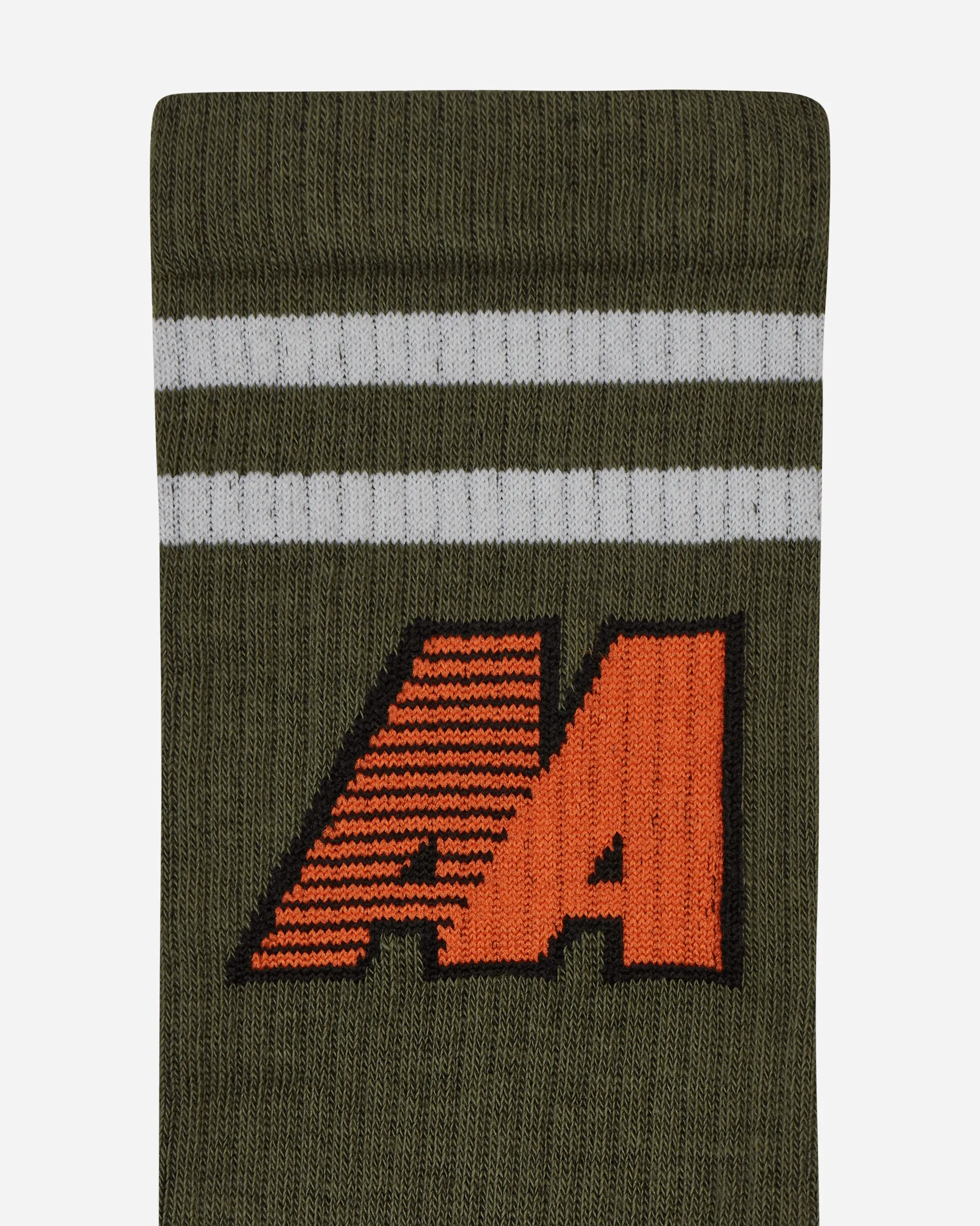 AA Logo Socks Army Green