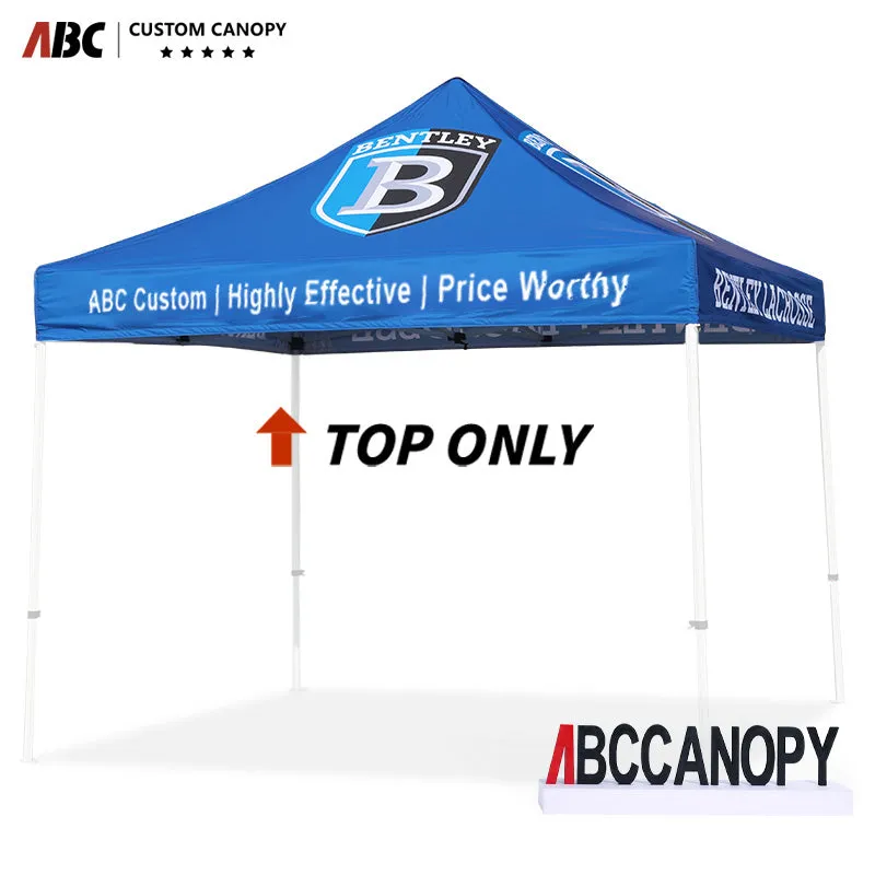 ABCCANOPY Custom Canopy Top with Logo for 8x8/10x10/10x15/10x20 Pop Up Tents