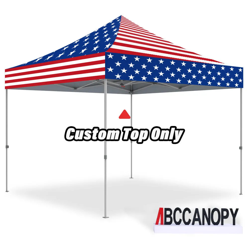 ABCCANOPY Custom Canopy Top with Logo for 8x8/10x10/10x15/10x20 Pop Up Tents