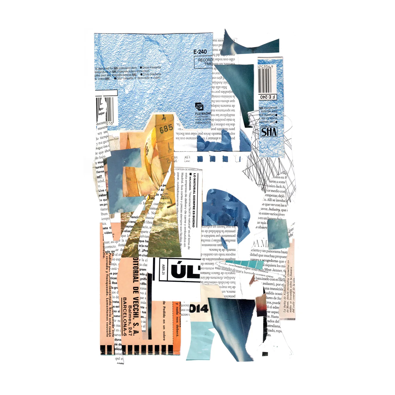 Abstract Collage, Style E , By Ekaterina Lukovnikova