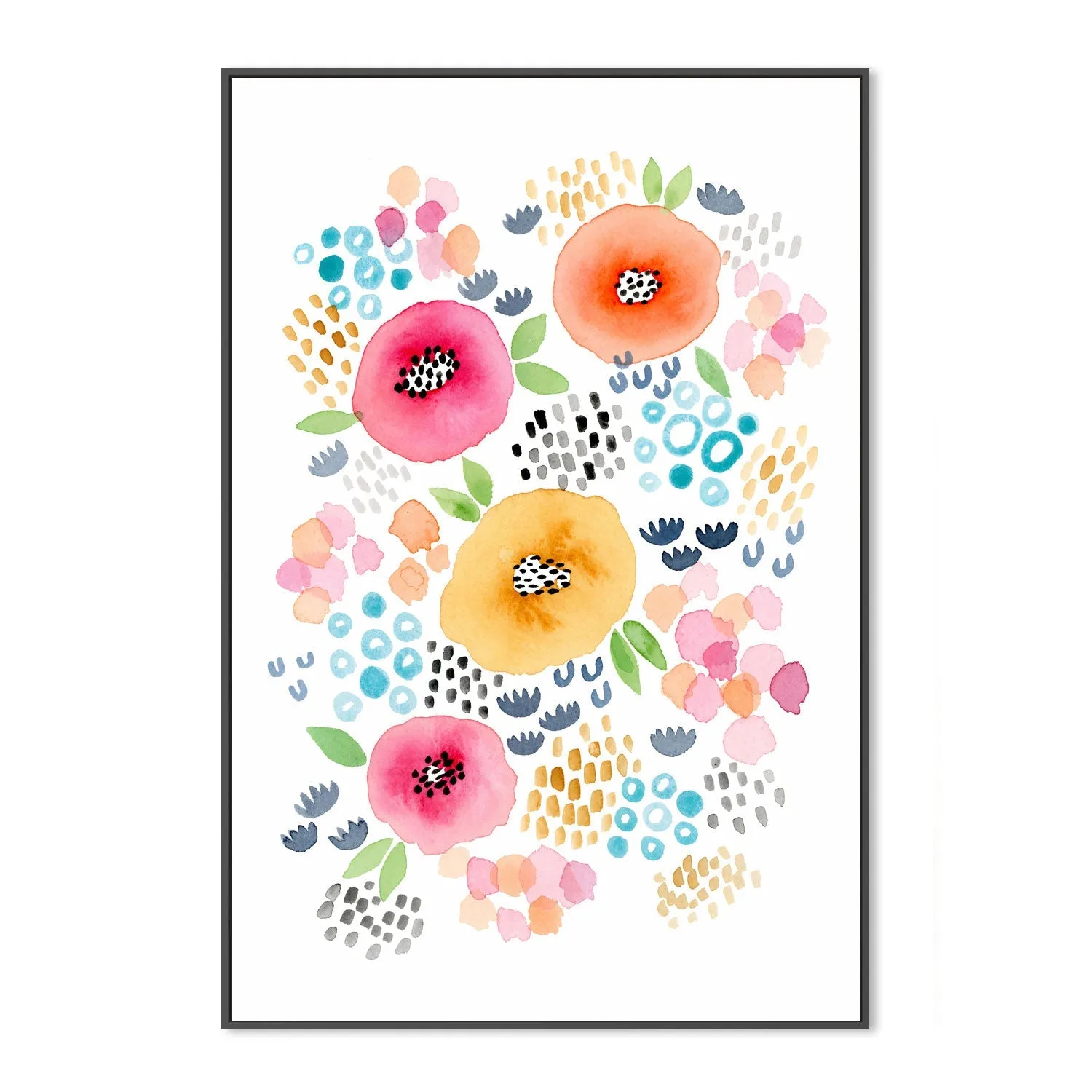 Abstract Floral , By Lisa Nohren