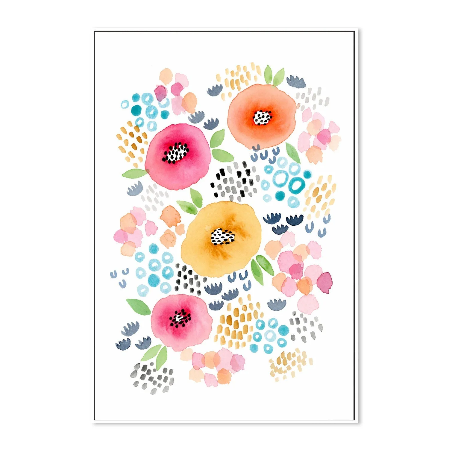 Abstract Floral , By Lisa Nohren