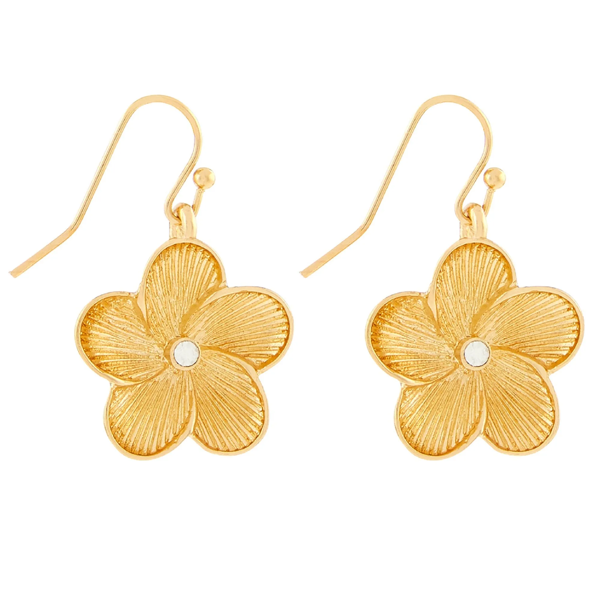 Accessorize London Flower Short Drop Earrings