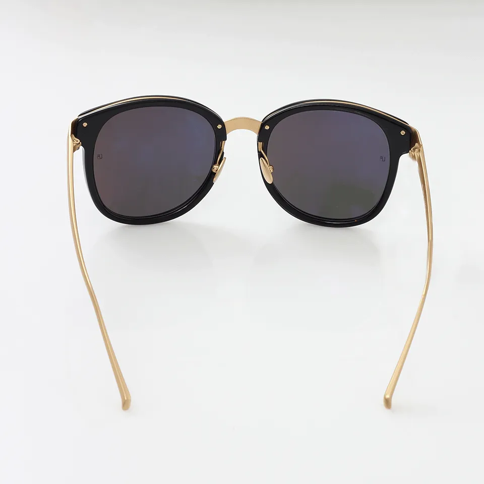 Acetate And Yellow Gold Sunglasses