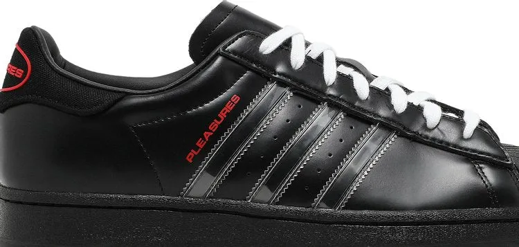 Adidas Pleasures x Superstar 'Black' sneakers, black