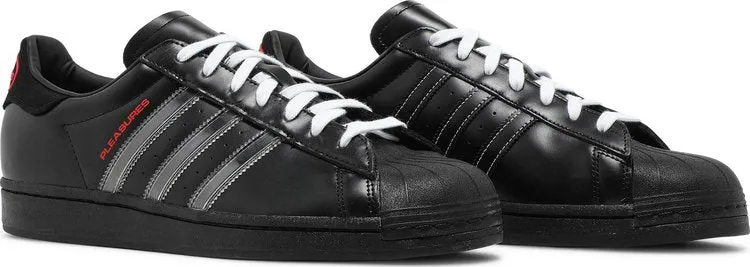 Adidas Pleasures x Superstar 'Black' sneakers, black