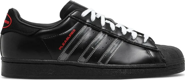 Adidas Pleasures x Superstar 'Black' sneakers, black