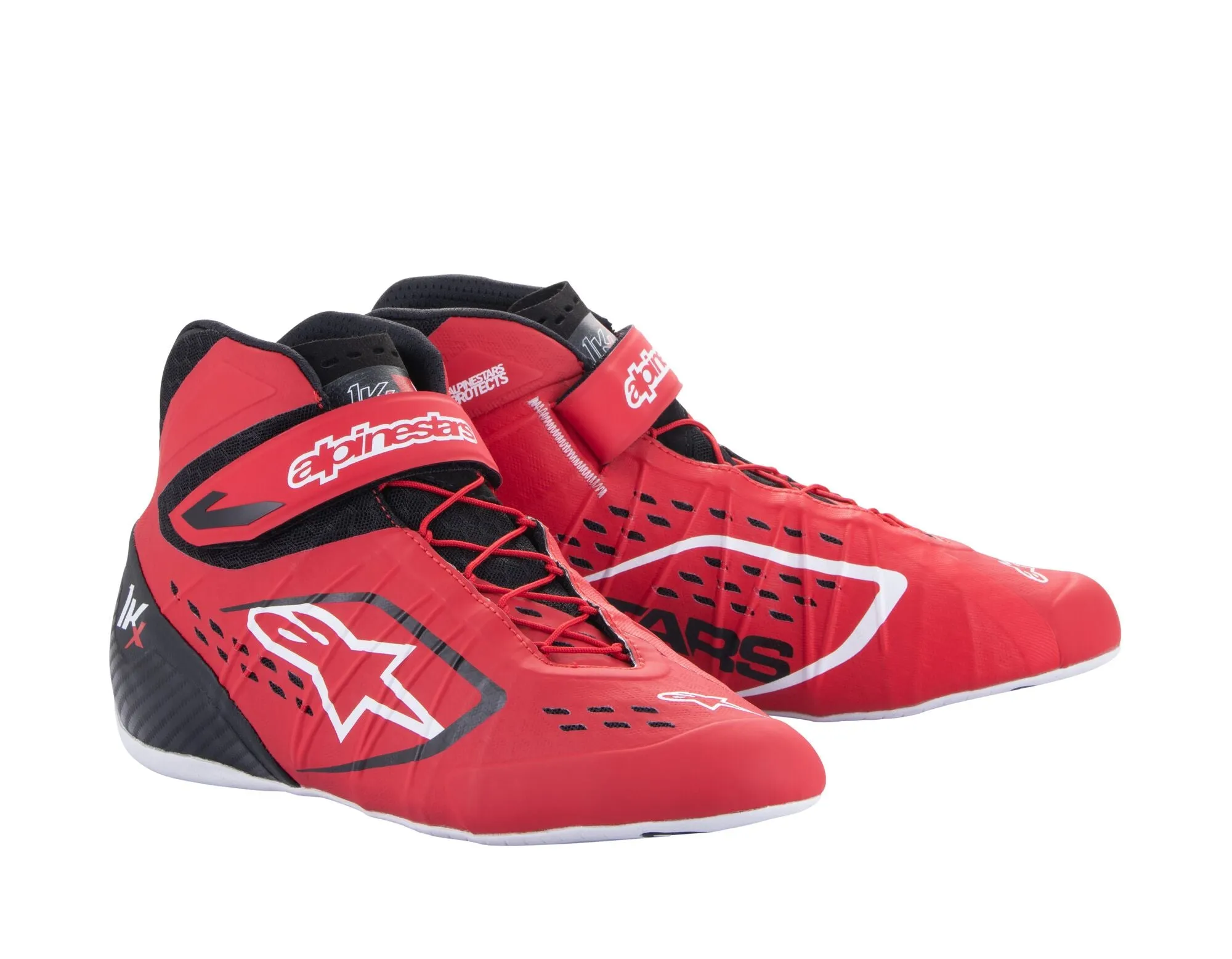 ALPINESTARS 2712123_312_2,5 Karting shoes TECH-1 KX V2, red/black/white, Size 34