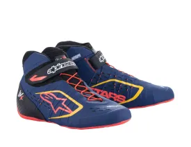 ALPINESTARS 2712123_7135_9 Karting shoes TECH-1 KX V2, ultramarine blue/red/yellow fluo, Size 42