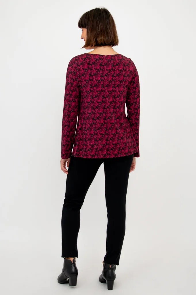 Annette L/S Top, Bazar, Bamboo