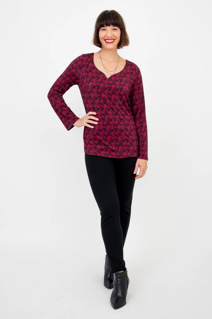 Annette L/S Top, Bazar, Bamboo