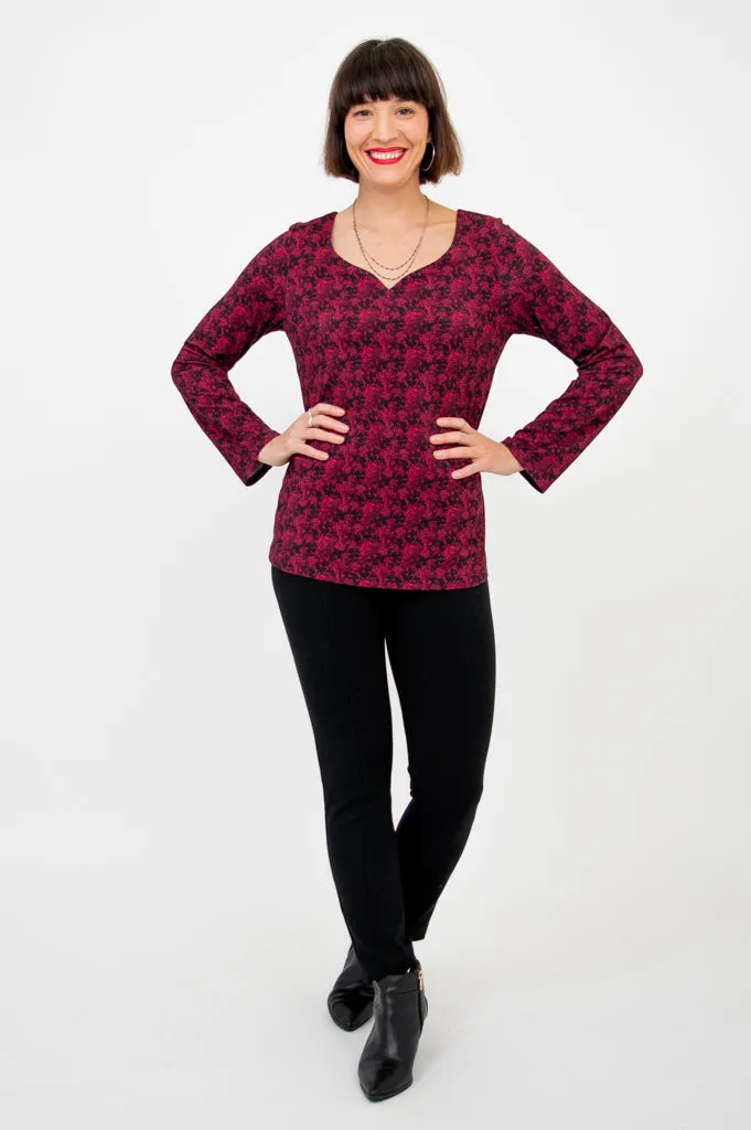 Annette L/S Top, Bazar, Bamboo