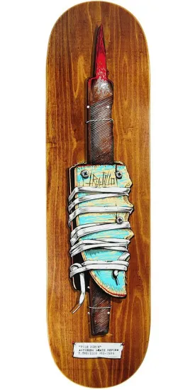 Anti-Hero Trujillo Shanks Skateboard Deck - Brown - 8.62in x 32.56in