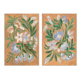 Antique Blossoms, Style A & B, Set Of 2 , By Nikita Jariwala