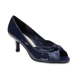 Astrid Heel in Navy Patent