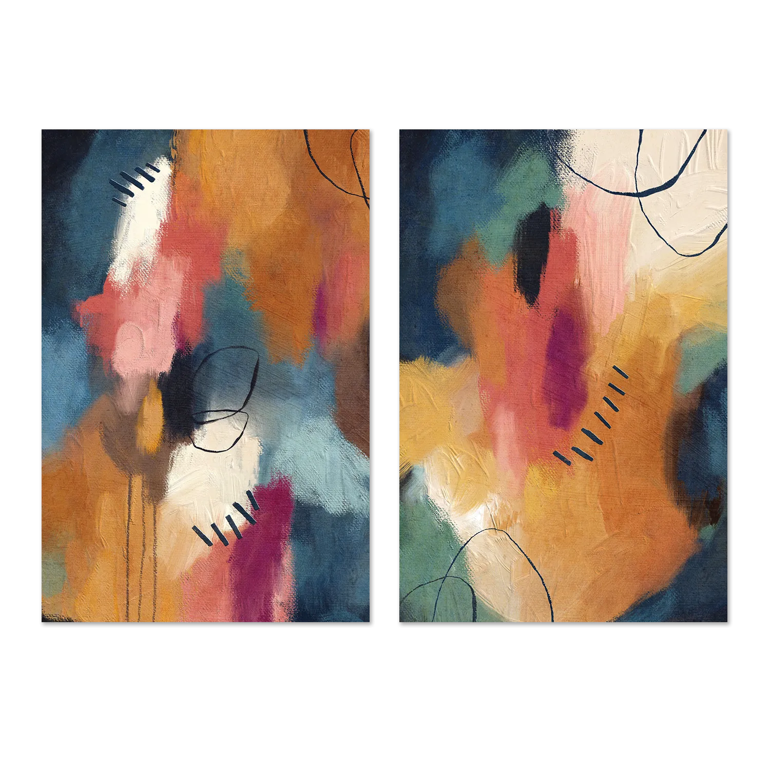 Autumn Night, Set of 2 , By Lisa Nohren