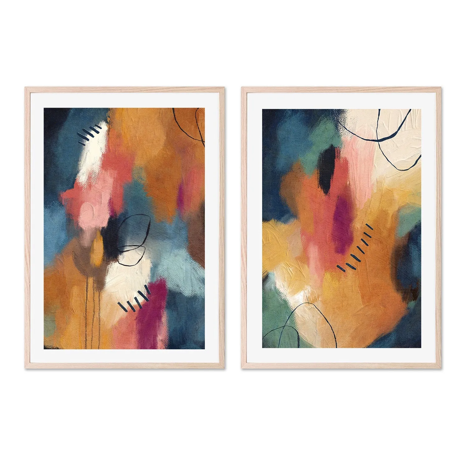 Autumn Night, Set of 2 , By Lisa Nohren