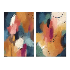 Autumn Night, Set of 2 , By Lisa Nohren