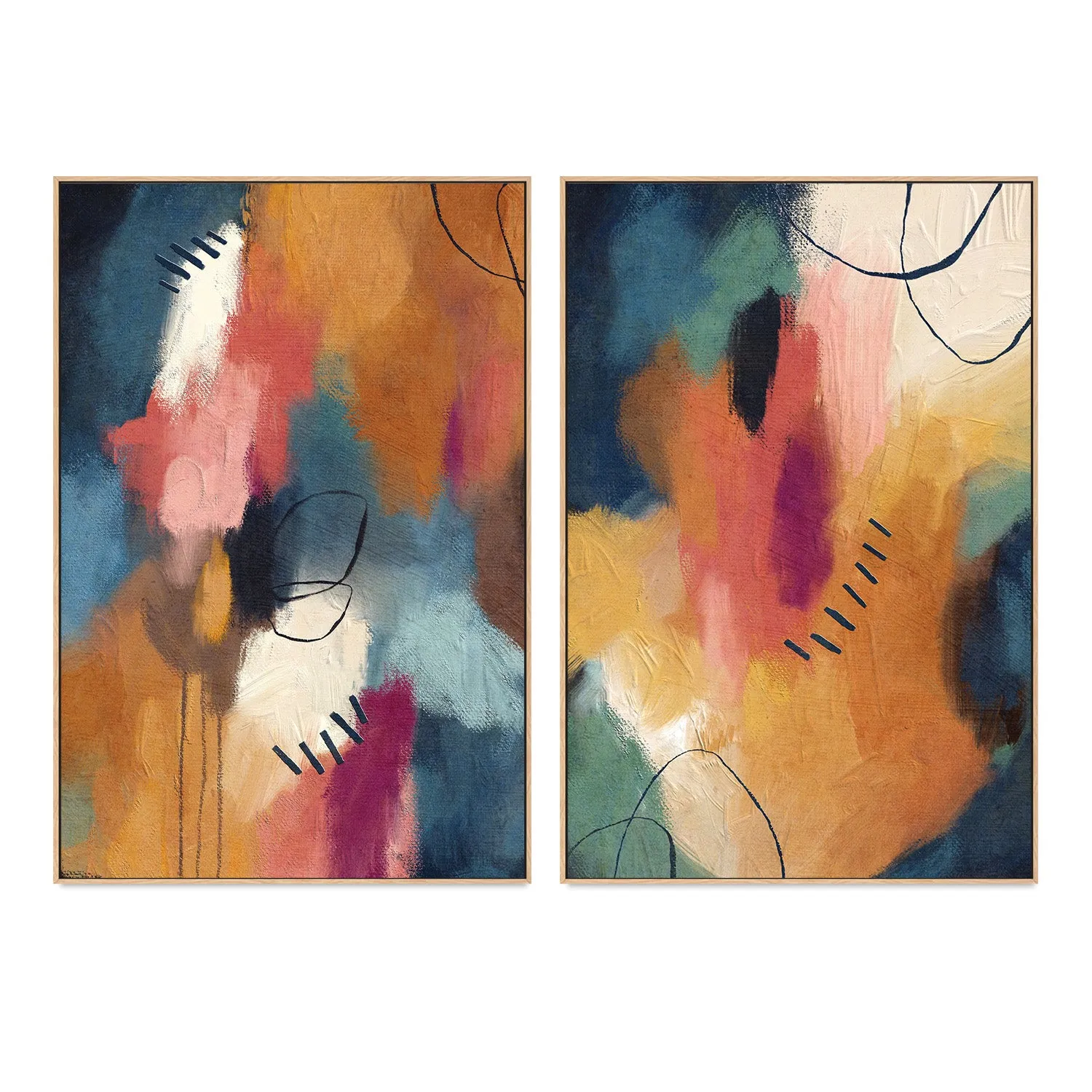 Autumn Night, Set of 2 , By Lisa Nohren