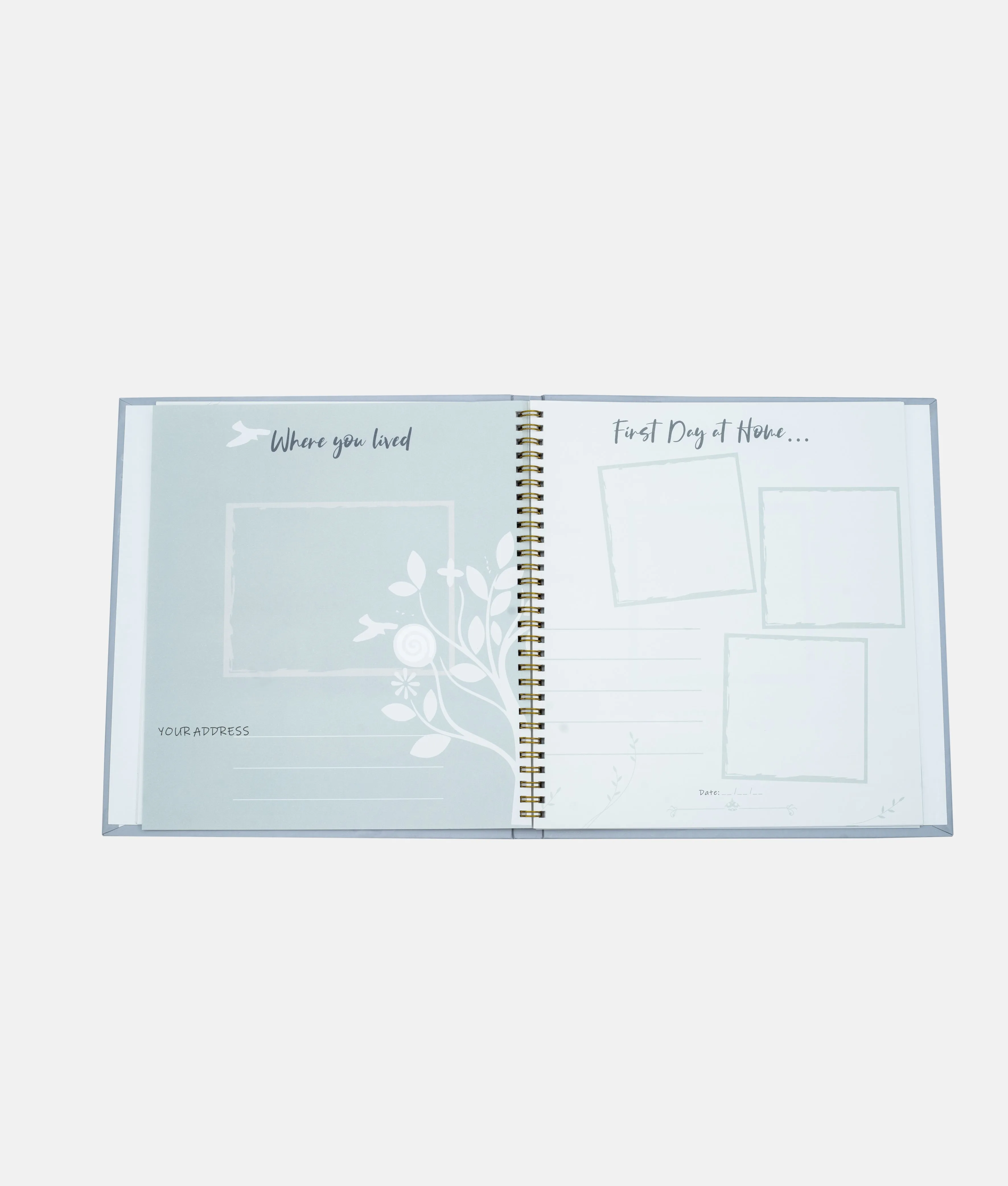 Baby Book of First Five Years - Grey