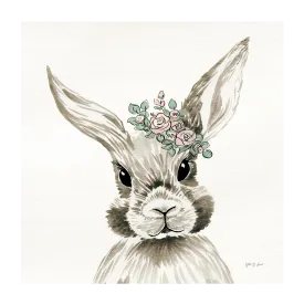 Baby Bunny with Crown , By Yvette St. Amant