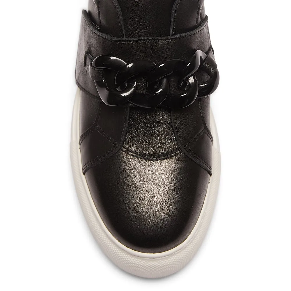 Babylon Sneaker in Black On Black Leather