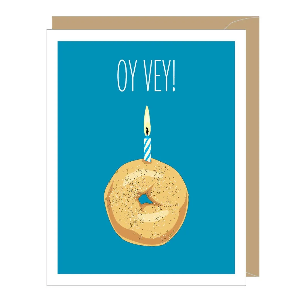 Bagel Birthday Card