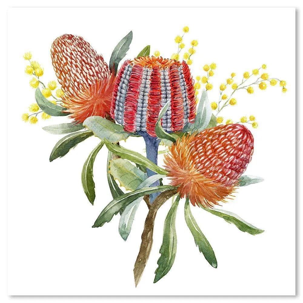 Banksia And Wattle Bouquet