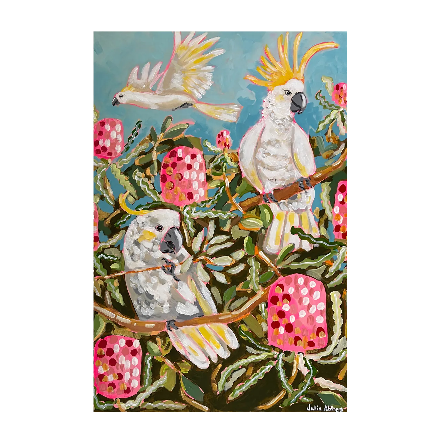 Banksia Birds , By Julia Abbey