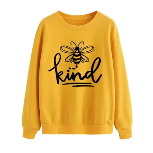 Bee Kind Vegan Friendly Sweatshirt