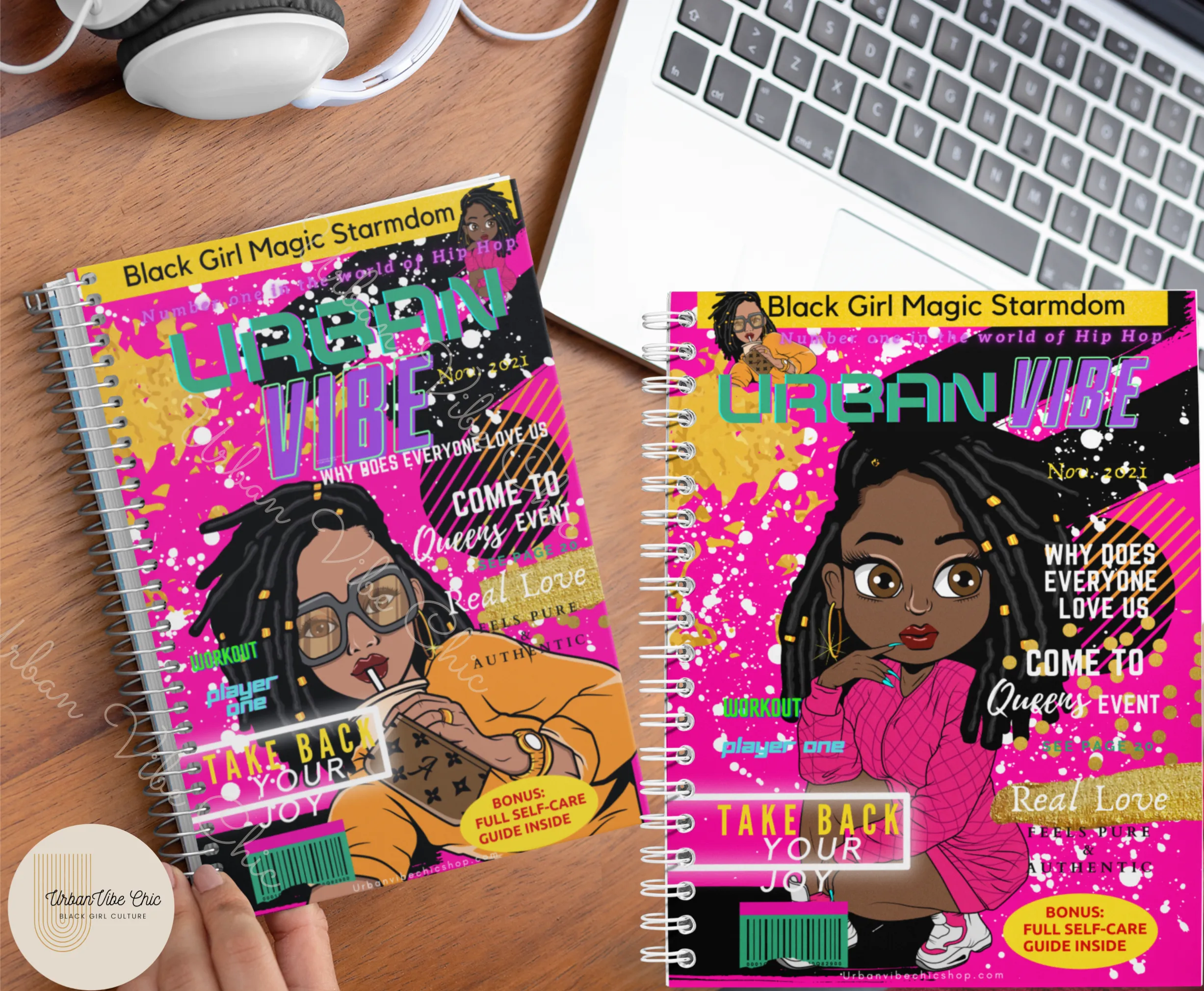 Black Girl Magazine Notebooks