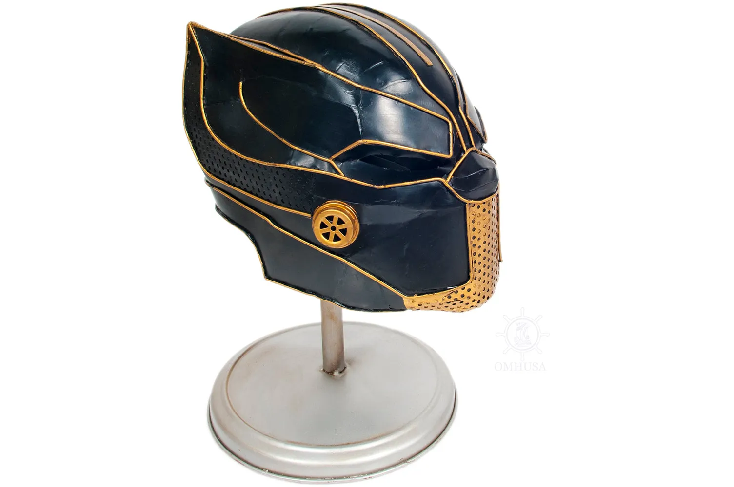 Black Panther Helmet Metal Handmade