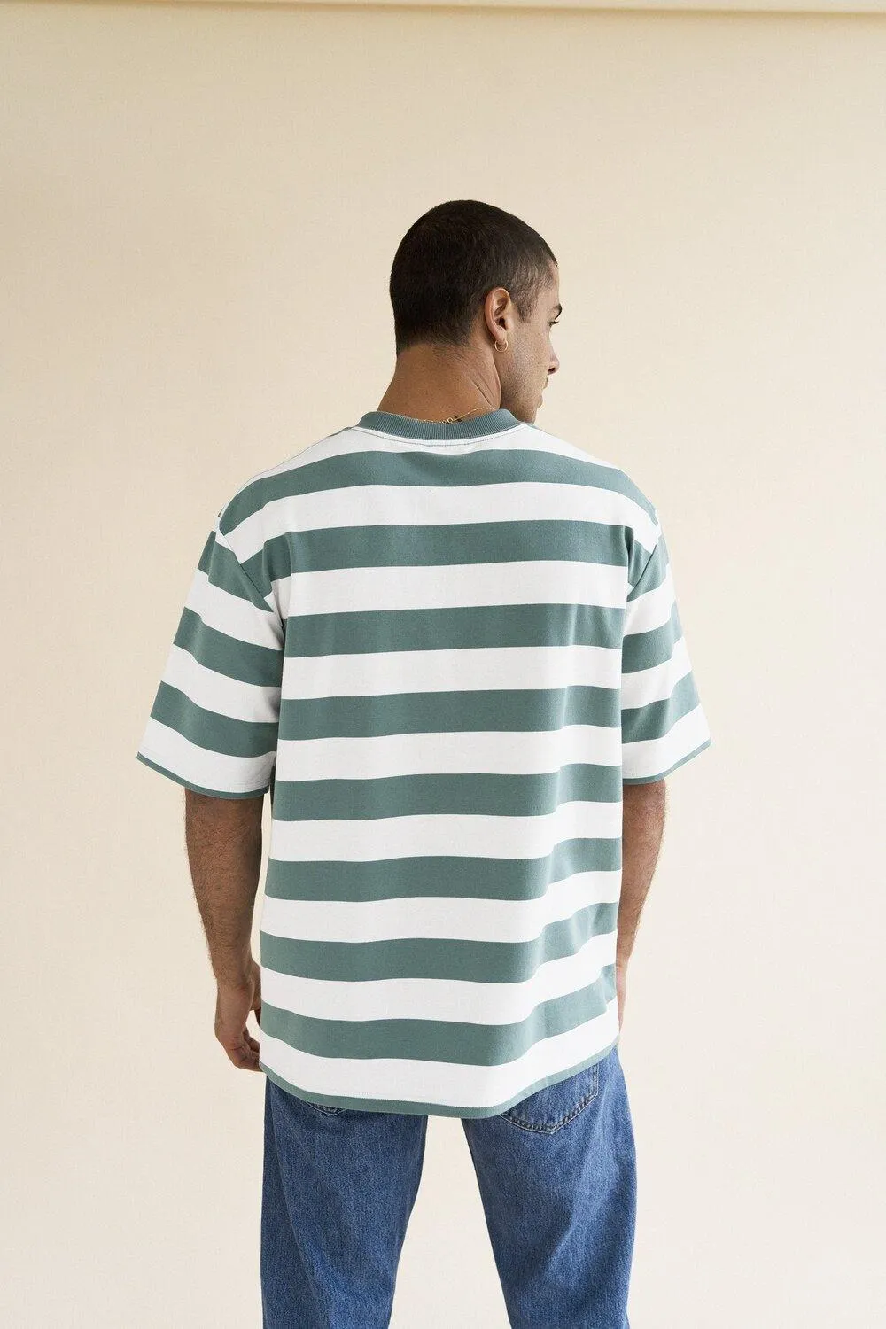 bound 'MENTHE' STRIPE TEE