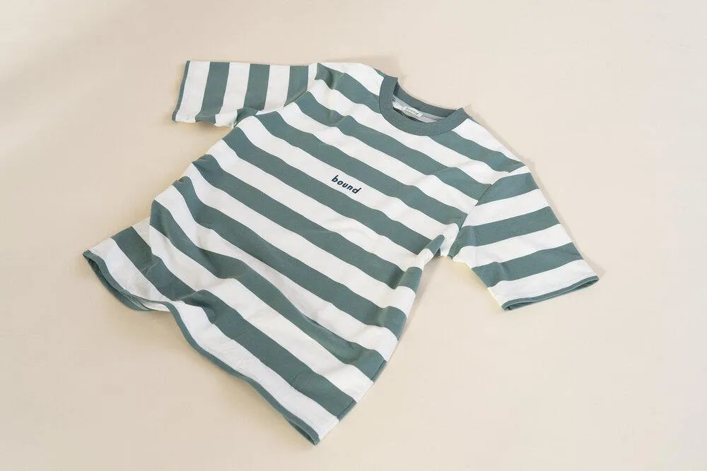 bound 'MENTHE' STRIPE TEE