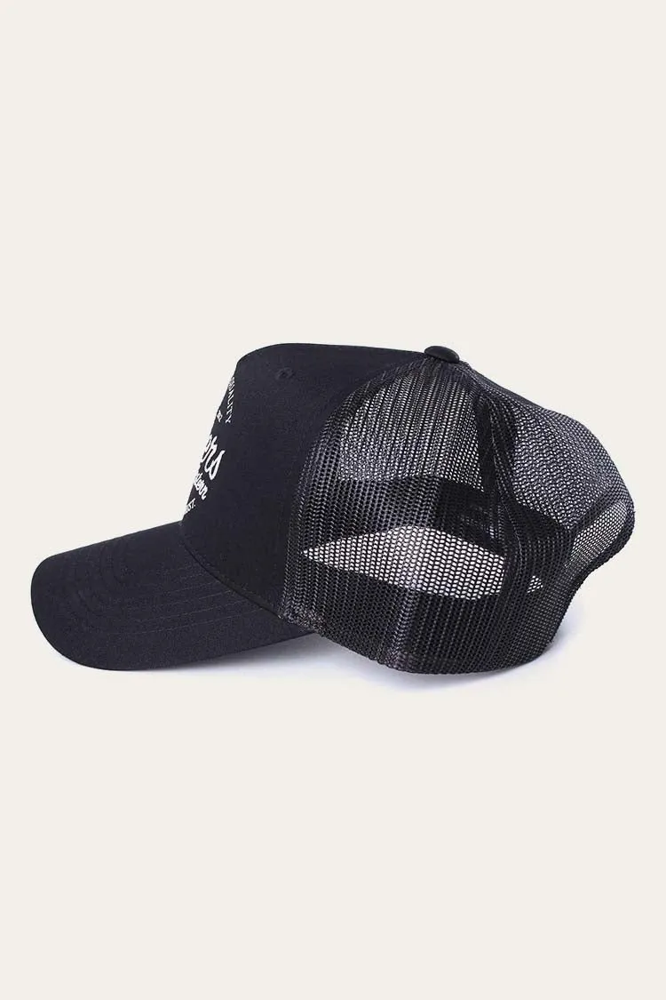 Boundary Trucker Cap Jet Black