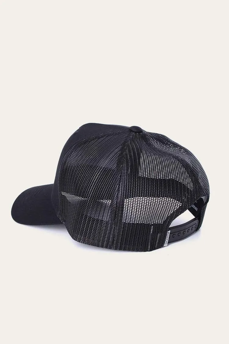 Boundary Trucker Cap Jet Black