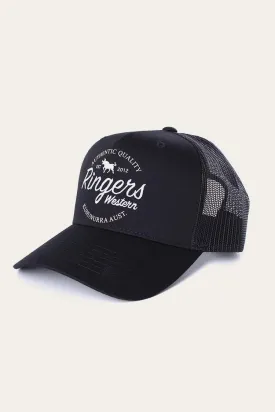 Boundary Trucker Cap Jet Black