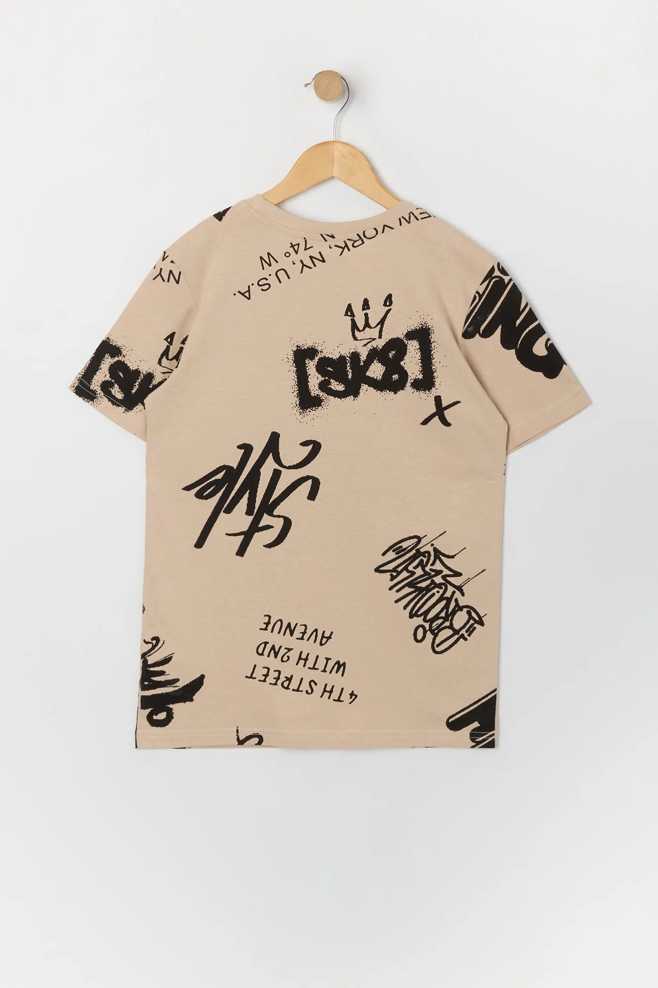 Boys Graffiti Print T-Shirt