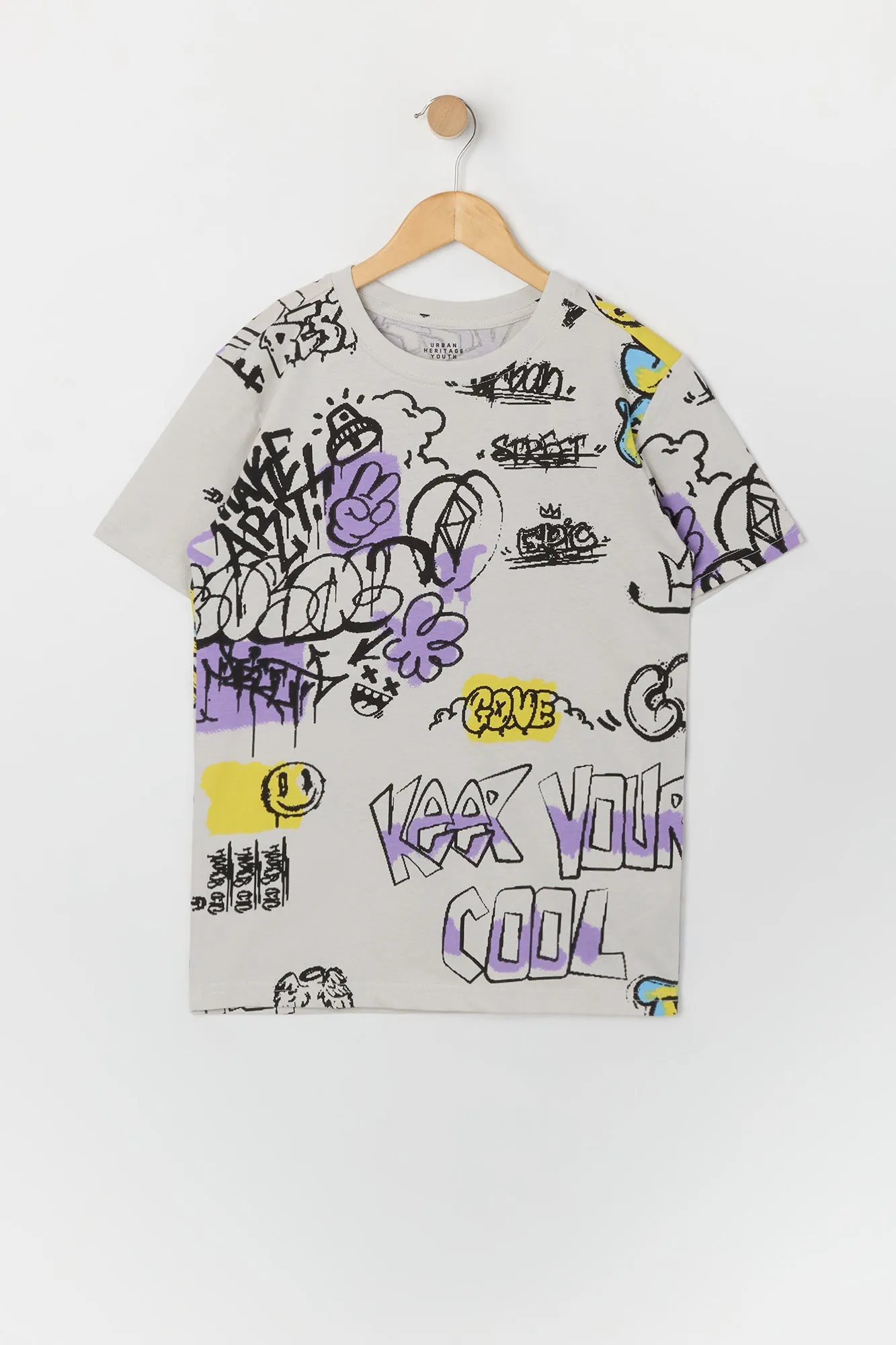 Boys Graffiti Print T-Shirt