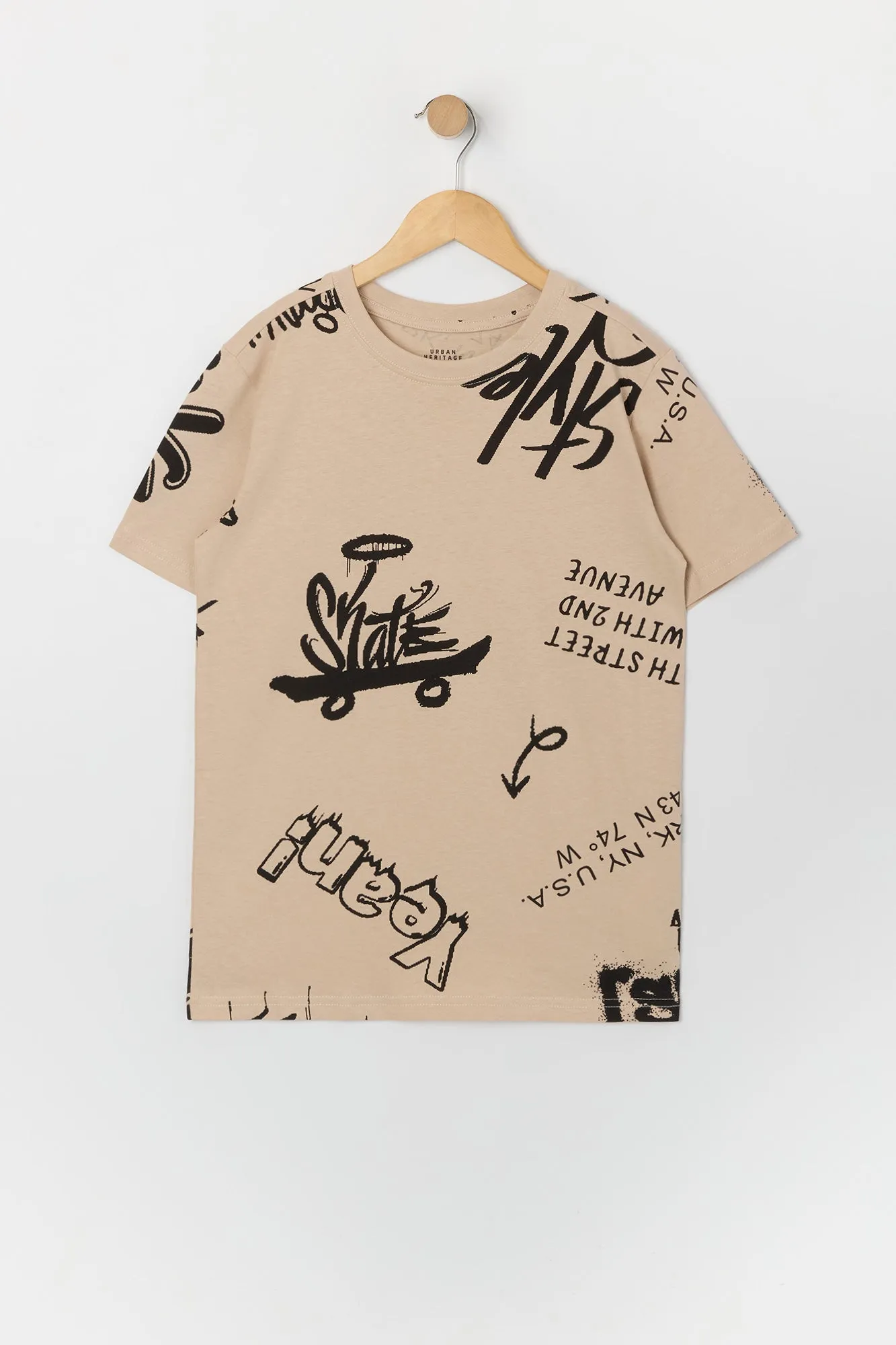 Boys Graffiti Print T-Shirt