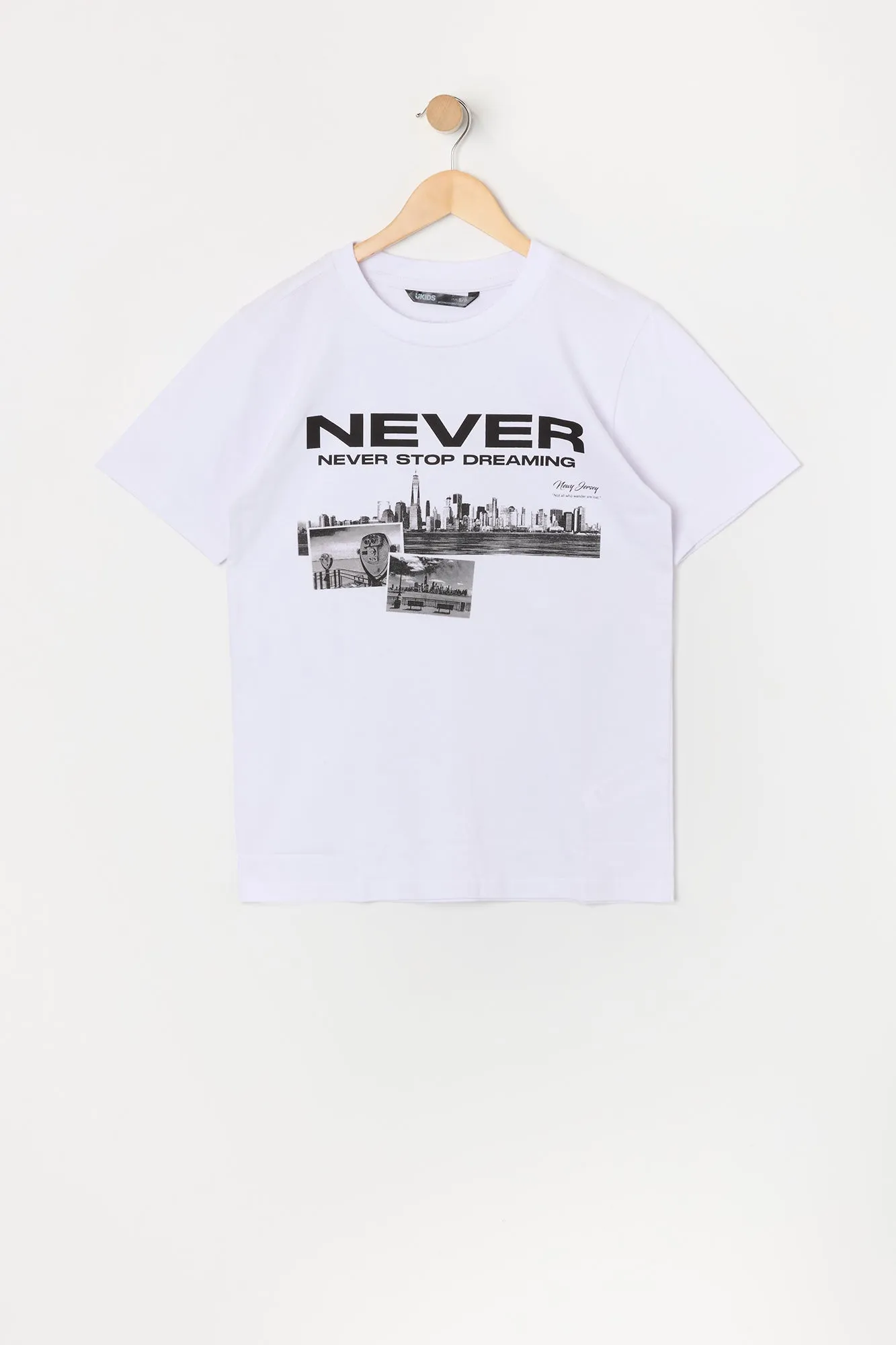 Boys Never Stop Dreaming Graphic T-Shirt