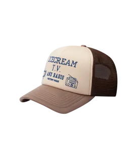 BROADCAST TRUCKER CAP - BROWN