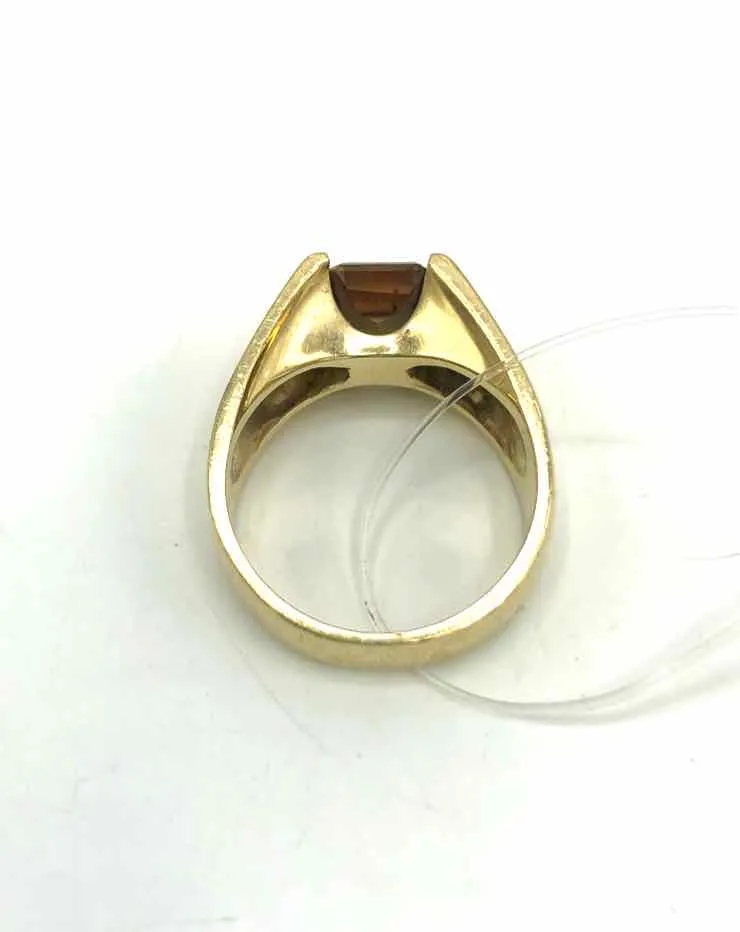 Brown 14K Gold 14k-Ring Sz 6