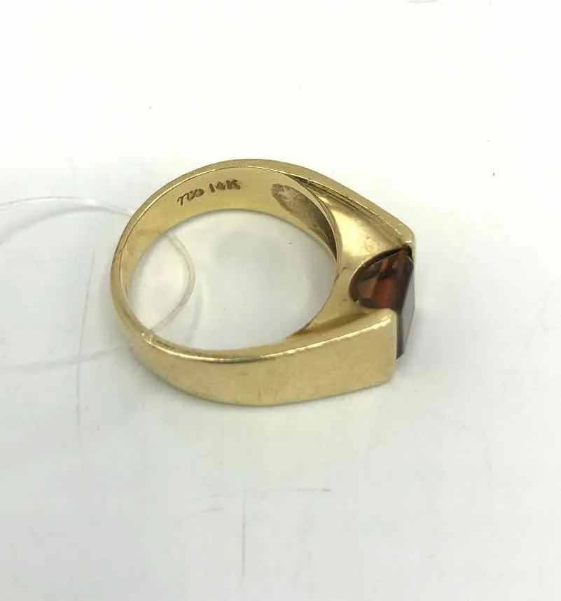 Brown 14K Gold 14k-Ring Sz 6